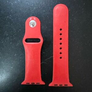 Red Sport Apple Watch Band 44-46mm